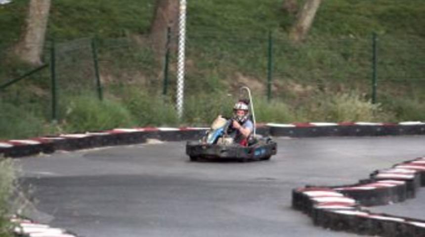 Go-kart Pistindeki Kaza Ucuz Atlatıldı