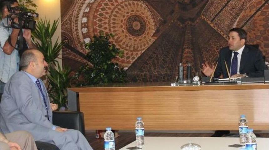 Siirt Valisi Aydın'dan Stso'ya Tebrik Ziyareti