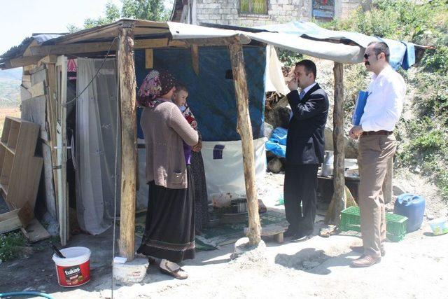 Barakada Yaşama Tokat Valiliği Sahip Çıktı