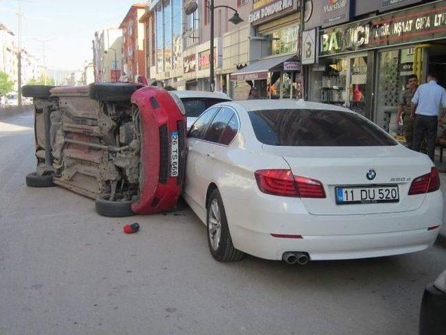 Bozüyük’te Trafik Kazası, 1 Yaralı