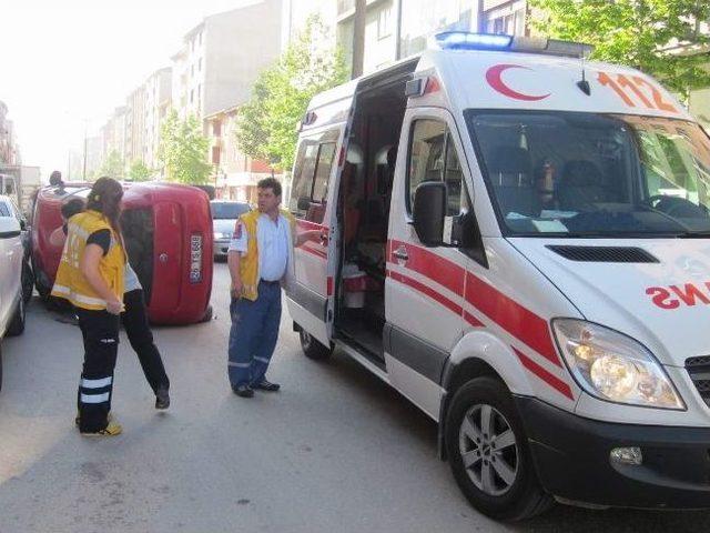 Bozüyük’te Trafik Kazası, 1 Yaralı