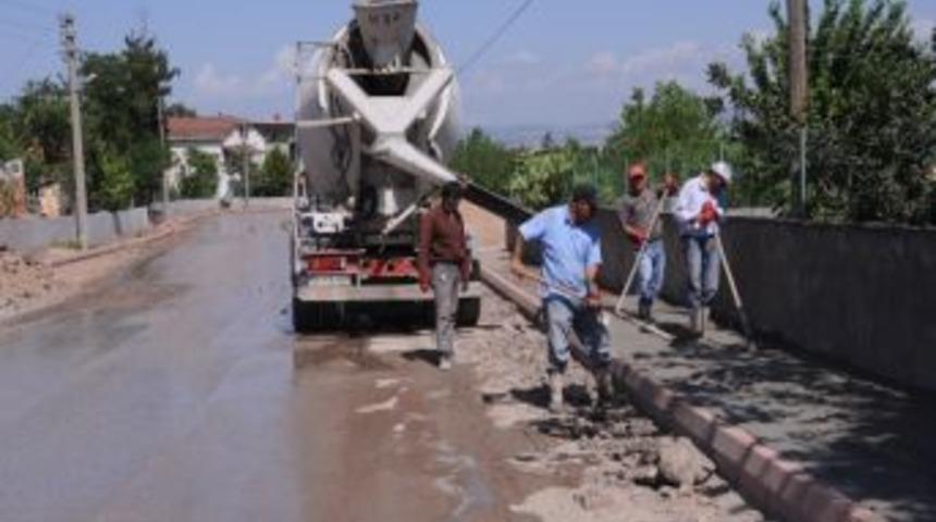 Kartepe'de Kaldırım &Ccedil;alışması