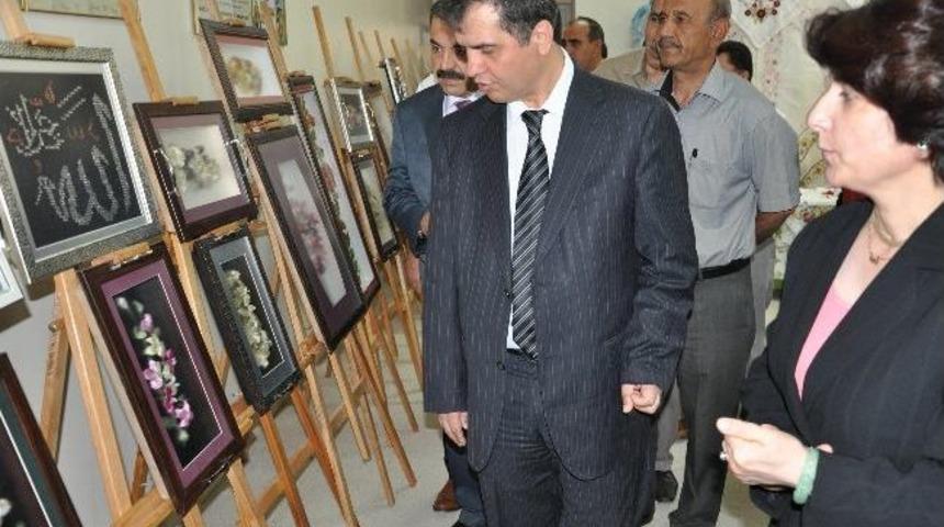 Yerk&ouml;y Halk Eğitim Yıl Sonu Sergisini A&ccedil;tı