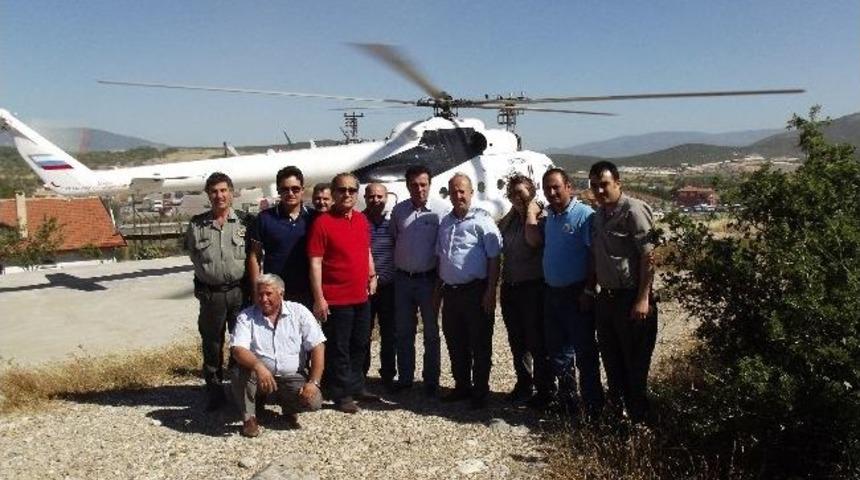 Helikopterle Arazi Kontrol&uuml;