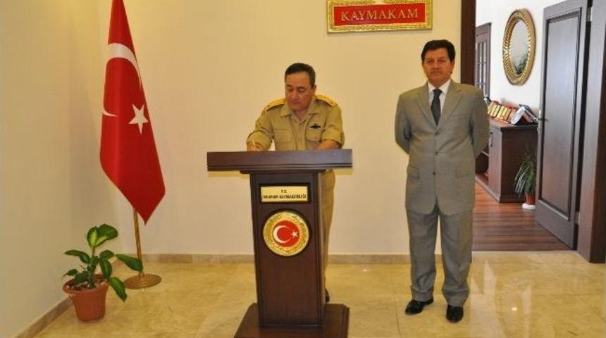 Sahil G&uuml;venlik Komutanından Kaymakam G&ouml;dekmerdan&rsquo;a Ziyaret