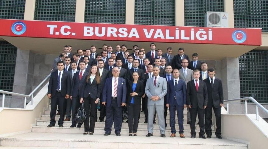 Kaymakam Adaylarından Bursa Valiliği'ne Ziyaret