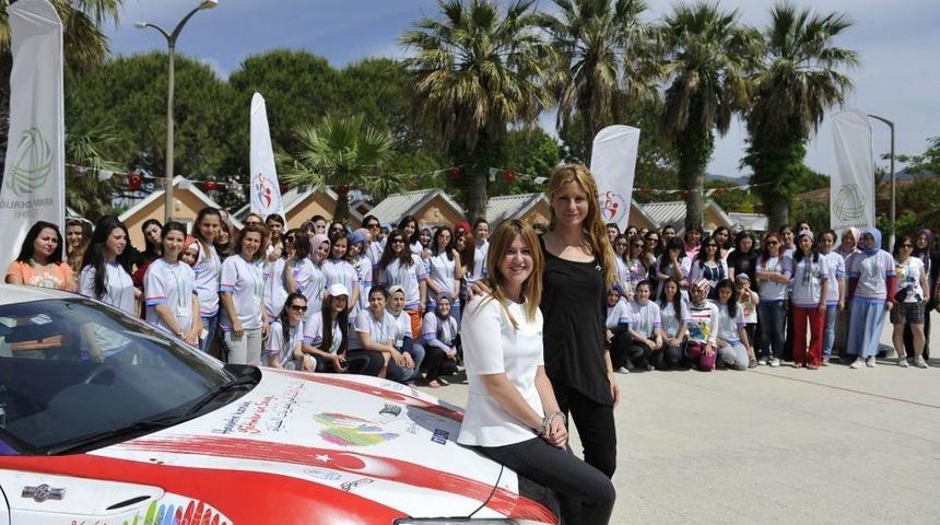 Gen&ccedil;lik Kampında Gen&ccedil;lerin Ralli Şovu Ilgiyle Izlendi