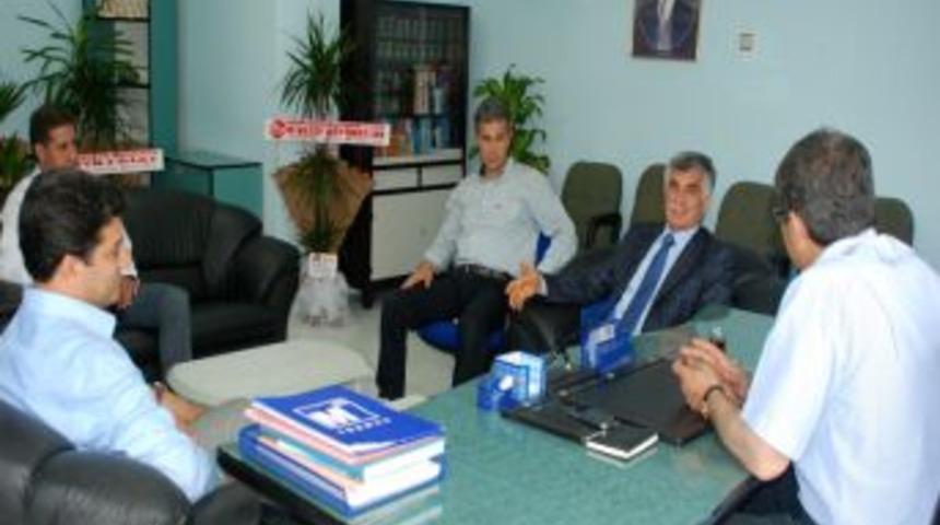 B&uuml;y&uuml;kaslan&rsquo;dan Adıyaman SMMMO&rsquo;ya Ziyaret