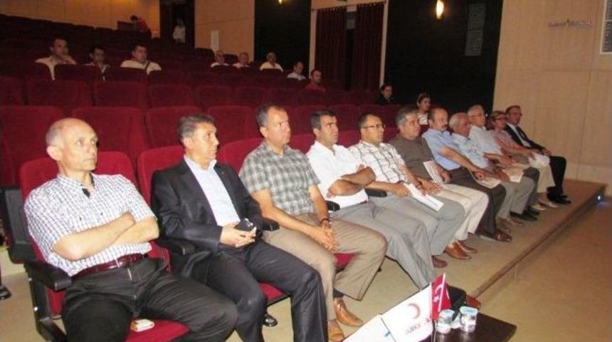 Ödemiş’te "kan Sürekli İhtiyaçtır" Konulu Bilgilendirme Toplantısı