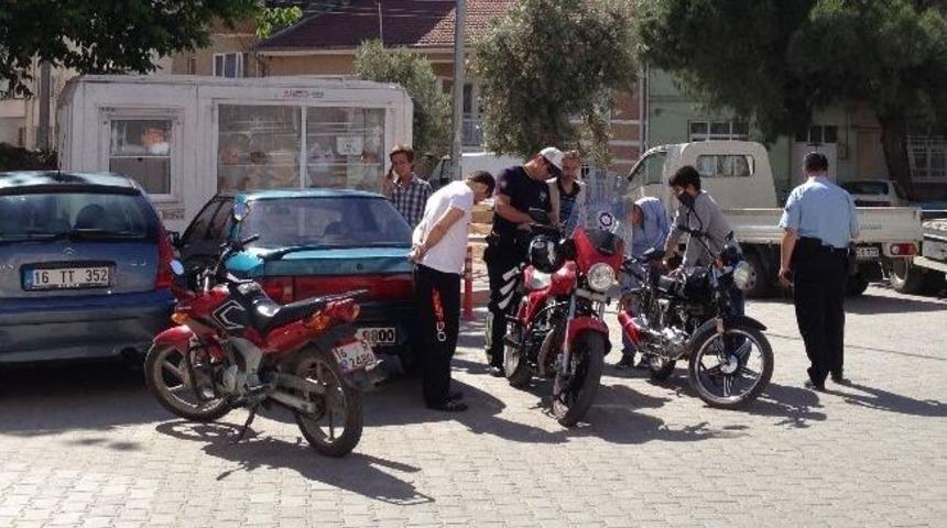 Kurallara Uymayan Motosiklet S&uuml;r&uuml;c&uuml;lerine Ceza Yağdı