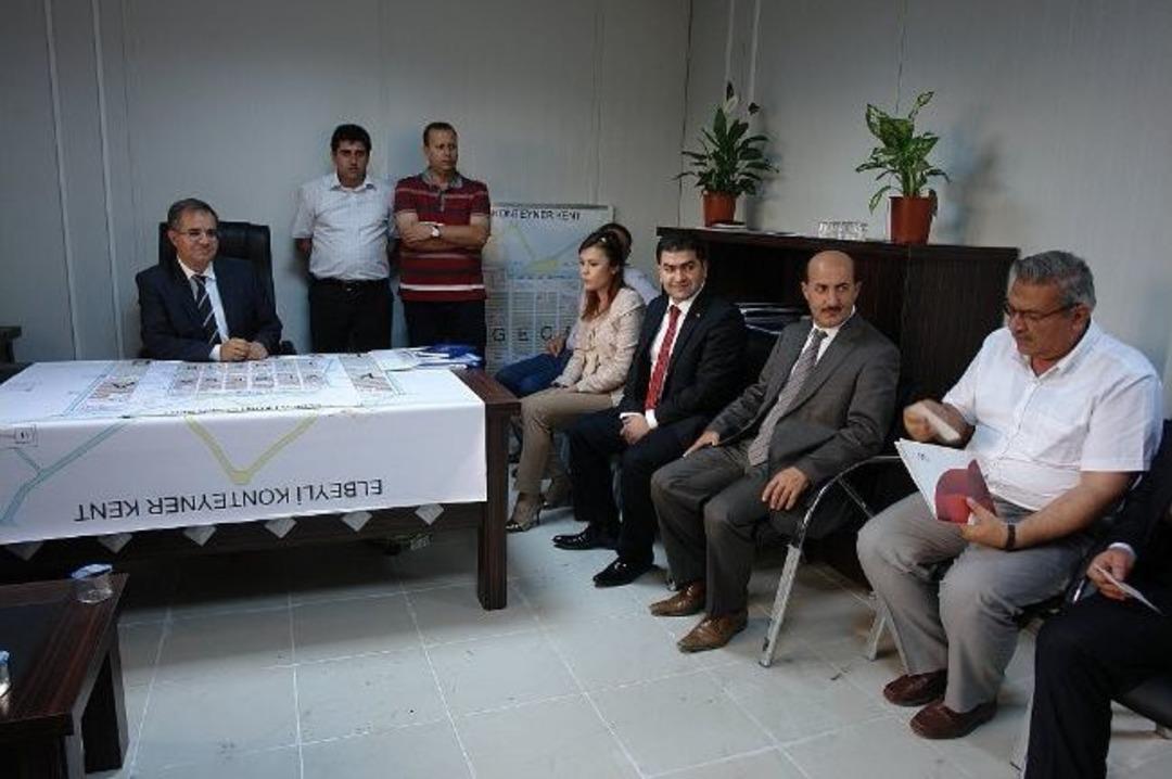 Elbeyli Konteyner Kent İle İlgili Koordinasyon Toplantısı Yaptı