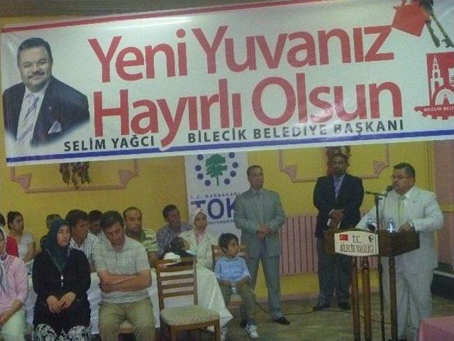 Bilecik te 144 Dar Gelirli Aile 100 Lira Taksitle Ev Sahibi Oldu 2