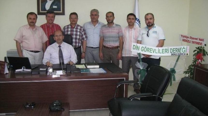 Din G&ouml;revlilerinden Eğitim Merkezi'ne Ziyaret
