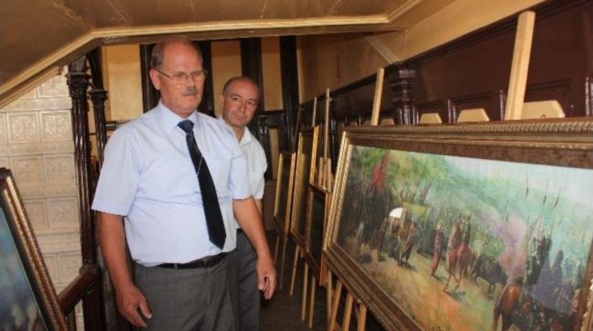 Belediyede, Hasan Rıza Sergisi