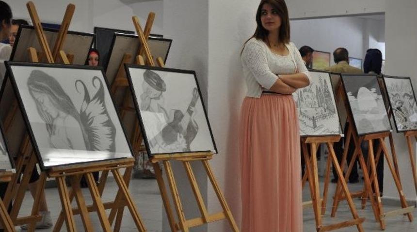 Sungurlu Myo&rsquo;dan Resim Sergisi