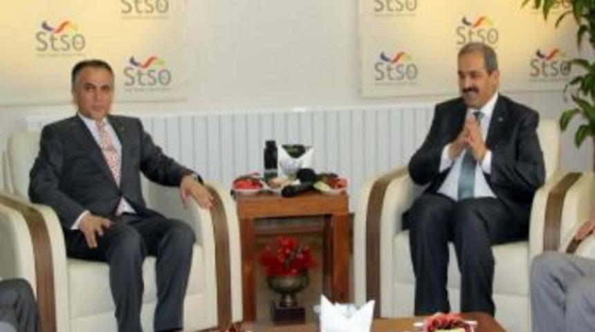 Başkan &Uuml;rg&uuml;p'ten Sivas Ticaret Ve Sanayi Odasına Ziyaret