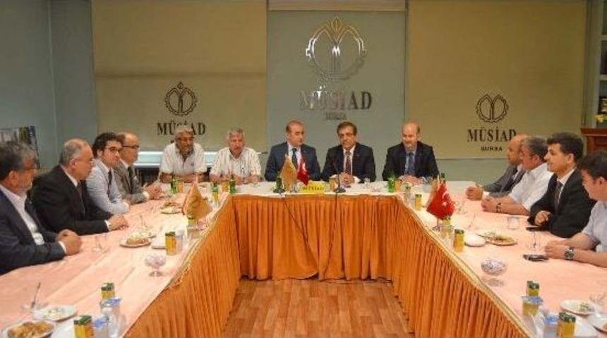 Yal&ccedil;ın'dan M&uuml;siad'a Ziyaret