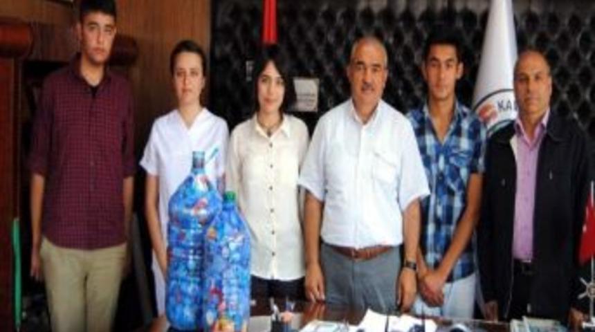 Kaman Anadolu Sağlık Meslek Lisesi 'mavi Kapak' Kampanyası Başlattı