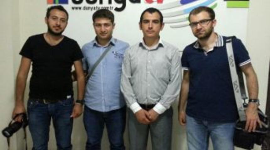 Hataylı Basın Mensupları D&uuml;nya TV&rsquo;yi Ziyaret Etti
