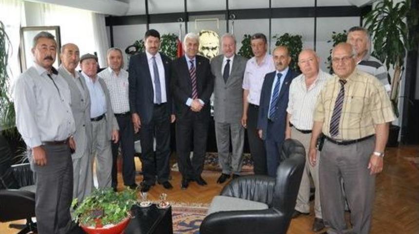 T&uuml;rkiye Muhtarlar Federasyonu Başkanından Salihli&rsquo;ye Ziyaret