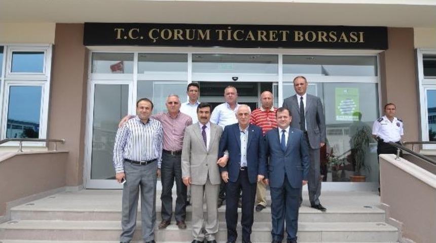 Eren&rsquo;den &Ccedil;orum Ticaret Borsası&rsquo;na Ziyaret
