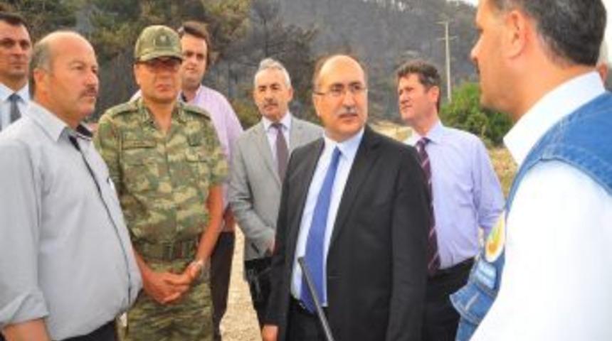 Savaş: Yangının Etkili Olduğu Noktalara M&uuml;dahale Imkanına Kavuşuldu