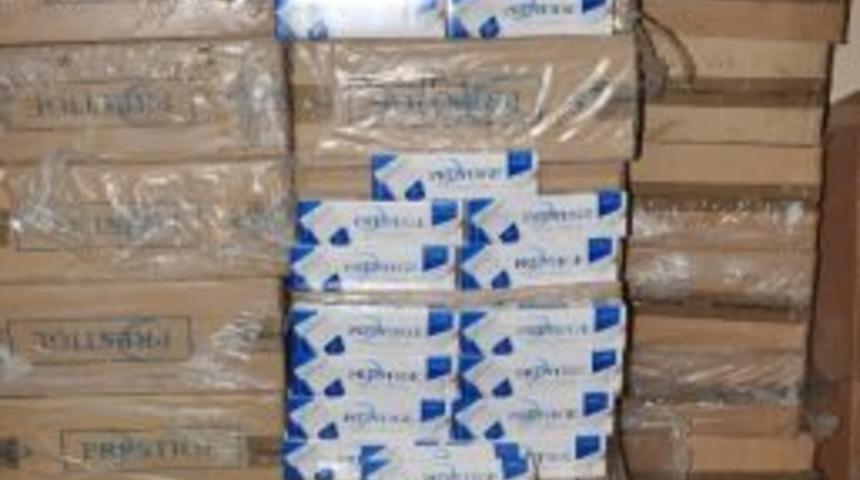 Alanya'da Ka&ccedil;ak Sigara Operasyonu