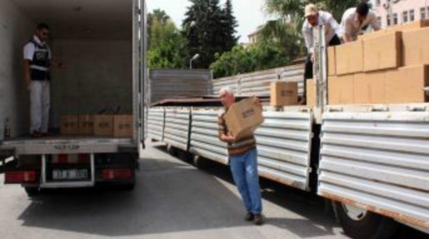 Sirke Diye Getirilen Kolilerden Ka&ccedil;ak I&ccedil;ki &Ccedil;ıktı