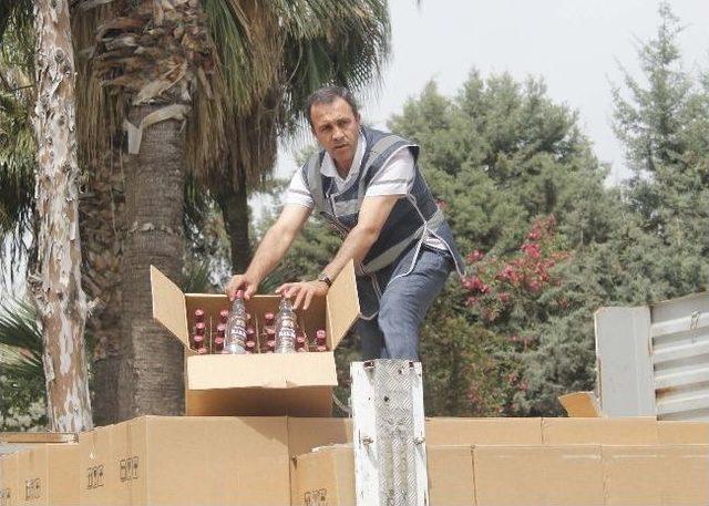 Mersin'de Kaçak İçki Operasyonu