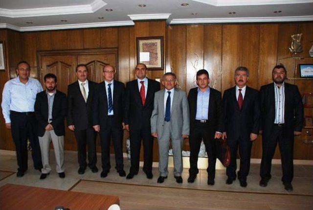 Kayseri Asansörcüler Derneği, Melikgazi Belediyesini Ziyaret Etti