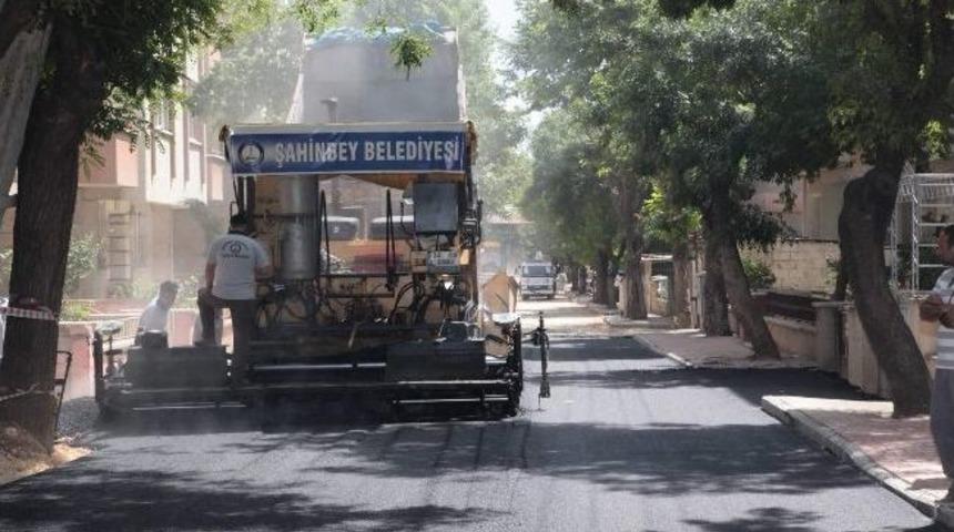 Şahinbey Belediyesi Kavaklık Mahallesinde Asfaltlama Yaptı