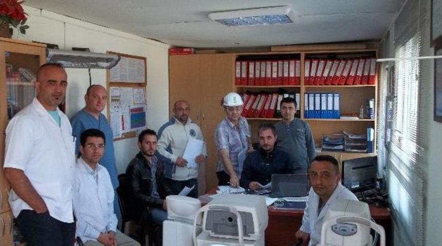 K&uuml;re&rsquo;de 700 İş&ccedil;i Periyodik Sağlık Taramasından Ge&ccedil;ti