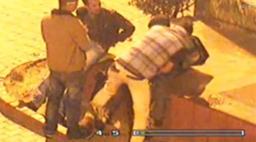 Sokakta gasp kameralara yansıdı