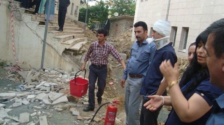 P&uuml;t&uuml;rge Devlet Hastanesi&rsquo;nde Tatbikat