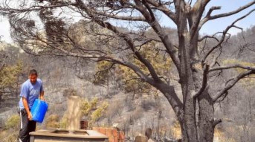 Manisa'da 21 Saatte Kontrol Altına Alınan Yangın 300 Hektar Ormanı K&uuml;l Etti