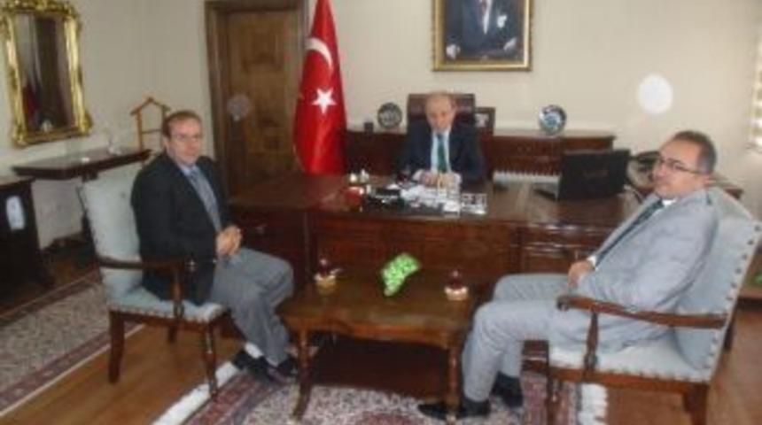 Pasinler Ve Tortum M&uuml;ft&uuml;s&uuml;nden Vali &Ouml;zt&uuml;rk'e Ziyaret