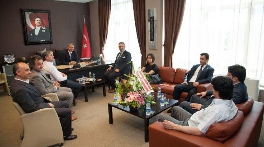 Baro Başkanı Hacıey&uuml;poğlu&rsquo;ndan Satso&rsquo;ya Tebrik Ziyareti