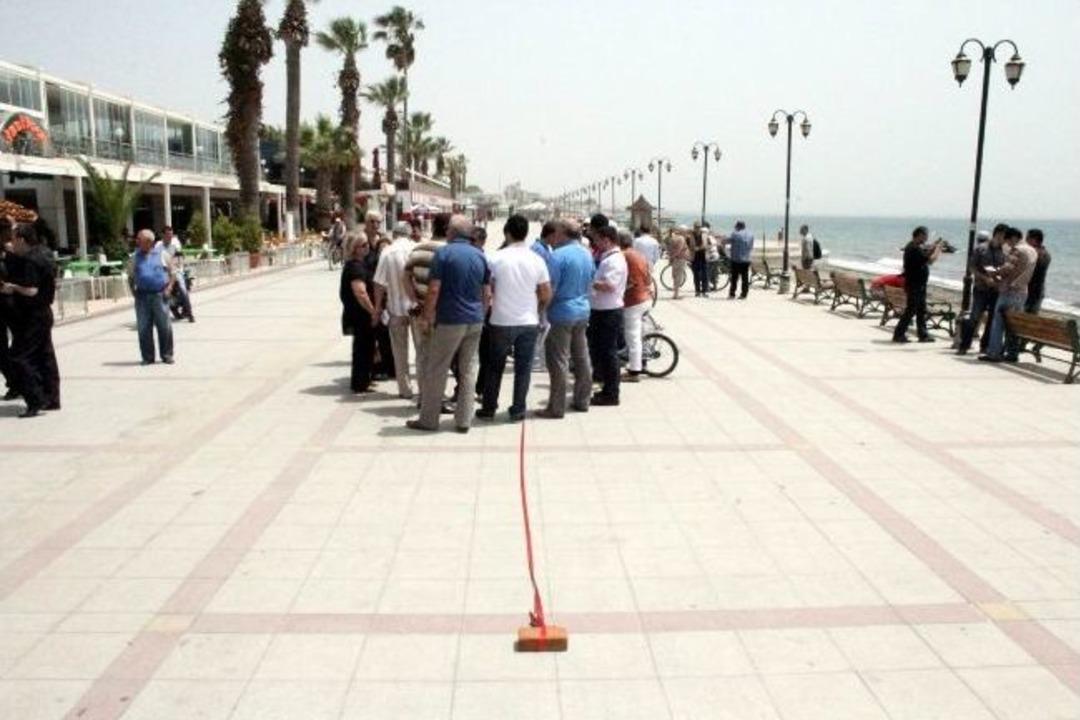 Ak&ccedil;ay Kordonunda Basın Toplantısı D&uuml;zenlediler