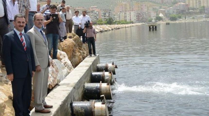 Gemlik'te Taşkınlara Karşı Yaptırılan Yağmur Suyu Terfi Istasyonu A&ccedil;ıldı
