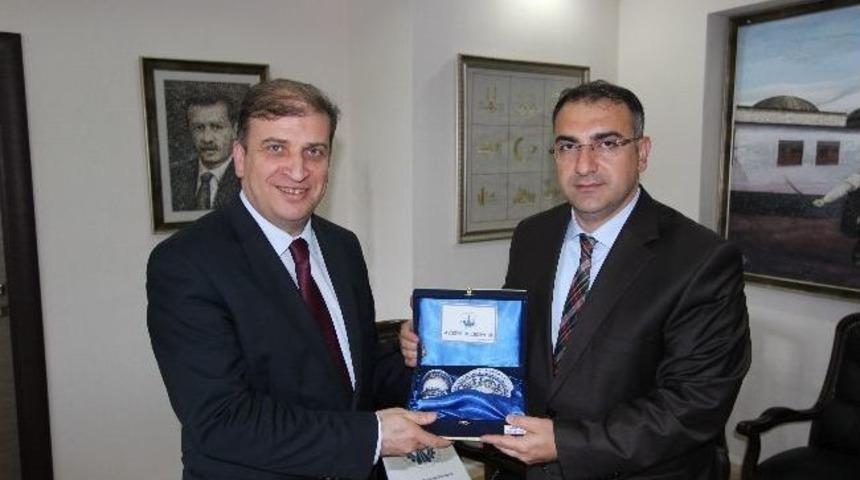 B&ouml;lge İdare Mahkemesi Başkanı G&uuml;ler&rsquo;den Başkan Cengiz&rsquo;e Veda Ziyareti