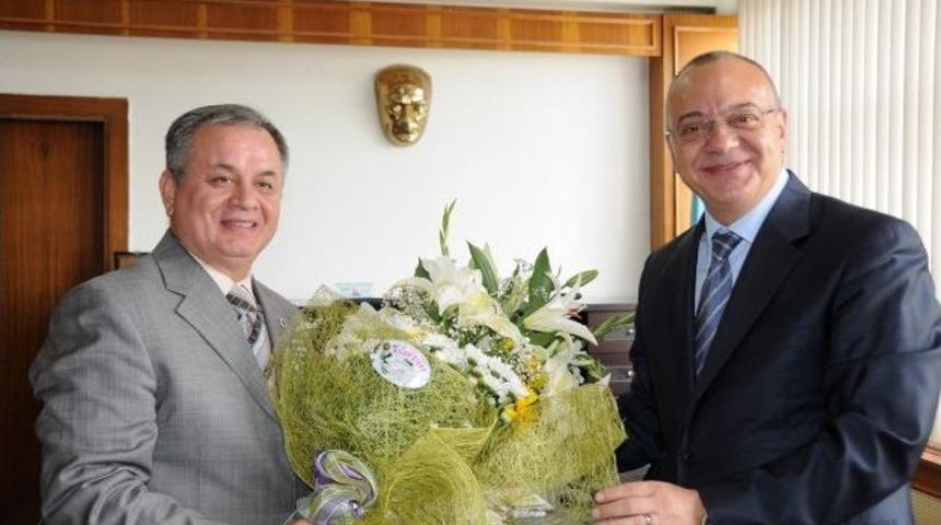 Başkan Erg&uuml;n&rsquo;den Defterdar Kırım&rsquo;a Ziyaret