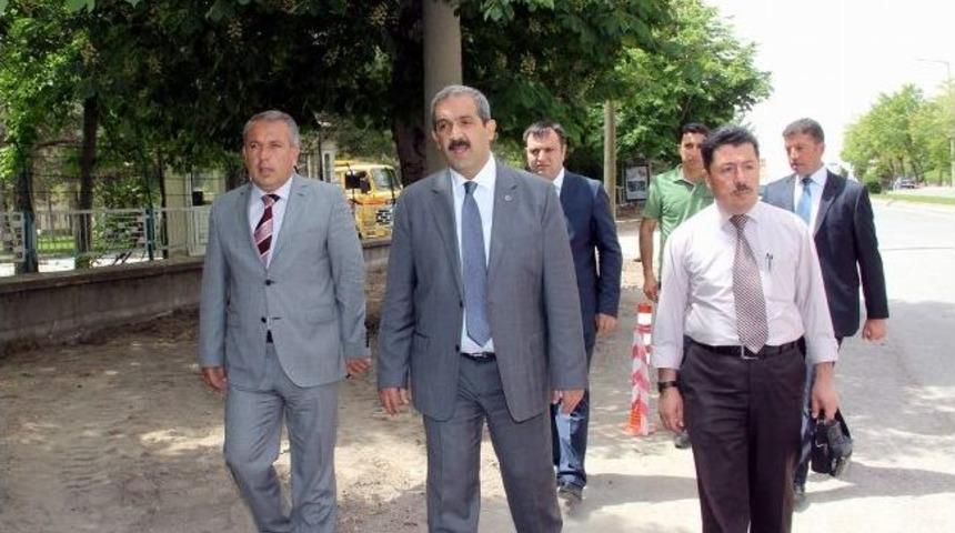 Muhsin Yazıcıoğlu Bulvarında 2.etap &Ccedil;alışmalar Devam Ediyor