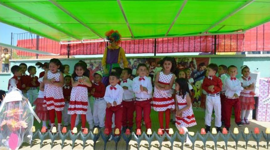 Sarıkaya&rsquo;da Anaokulu &Ouml;ğrencileri Yılsonu Şenliğinde Eğlendi