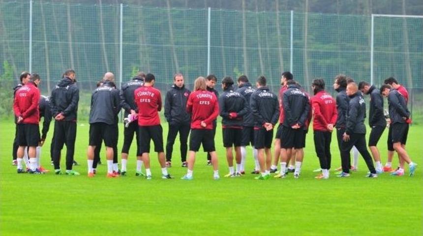 A Milli Takım Slovenya Ma&ccedil;ı Hazırlıkları Tamamlandı