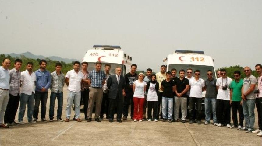 Ambulans Şof&ouml;rlerine İleri S&uuml;r&uuml;ş Teknikleri Eğitimi