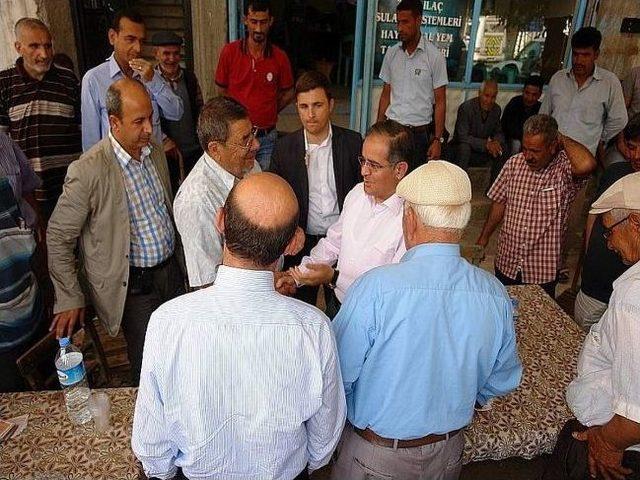 Kilis Valisi Tapsız, Elbeyli de Vatandaşlarla Sohbet Etti 1