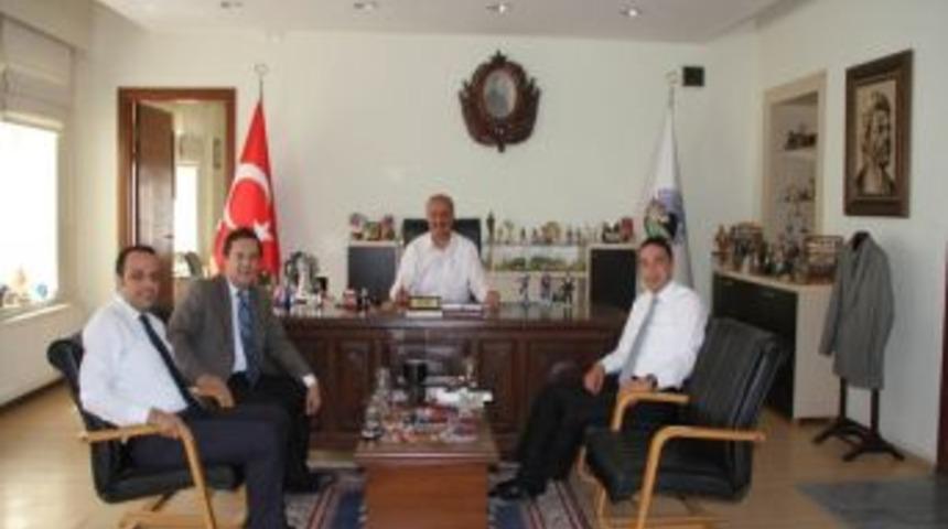 Başkan Aşkın'a Bankacı Ziyareti