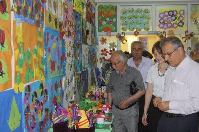 Anasınıfı &Ouml;ğrencileri El Sanatları Sergisi A&ccedil;tı 1