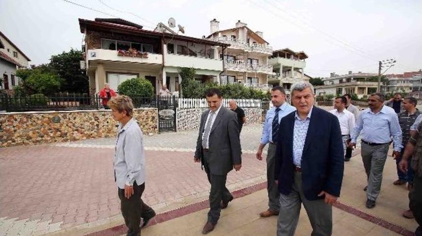 Mavi Bayraklı Cebeci Sahiline İnceleme