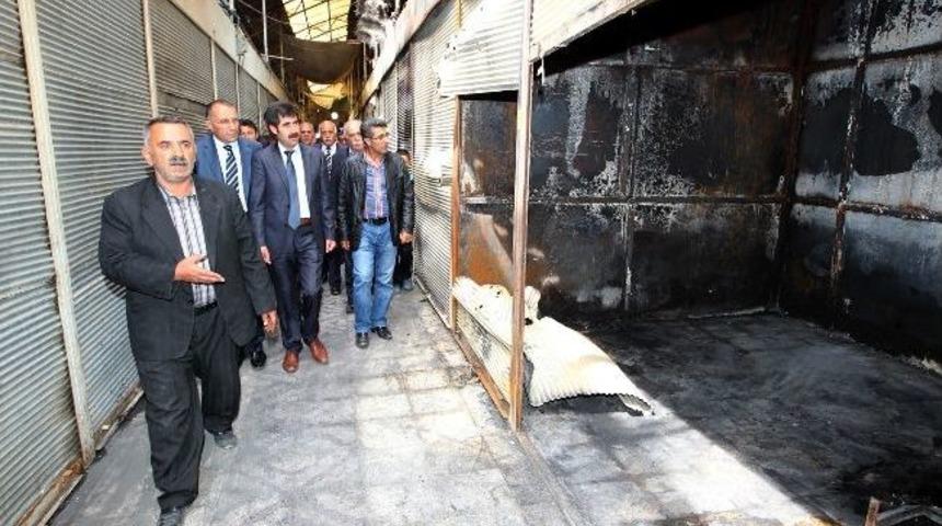 Başkan Kaya&rsquo;dan Mısır &Ccedil;arşısı Esnafına Ziyaret